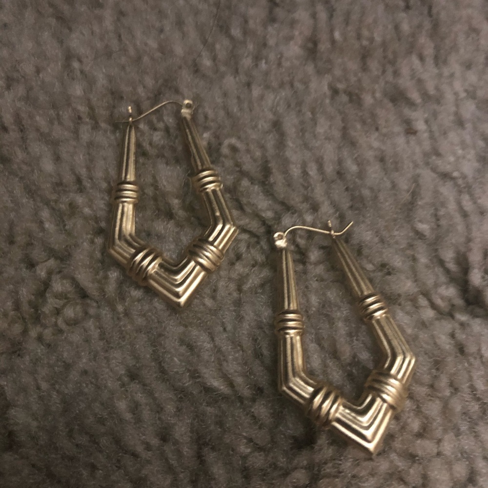 10K Gold Earrings - Picture 2 of 5